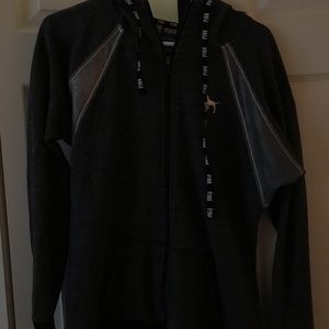 victoria secret pink zip up jacket